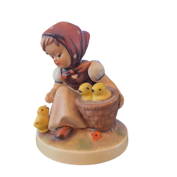 Hummel Other - Early Hummel 'Chick Girl' Porcelain Figurine (HUM 57/0) | TMK-3 Small
